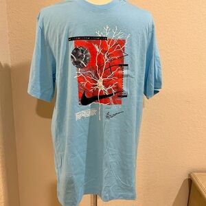 Nike tee shirt blue